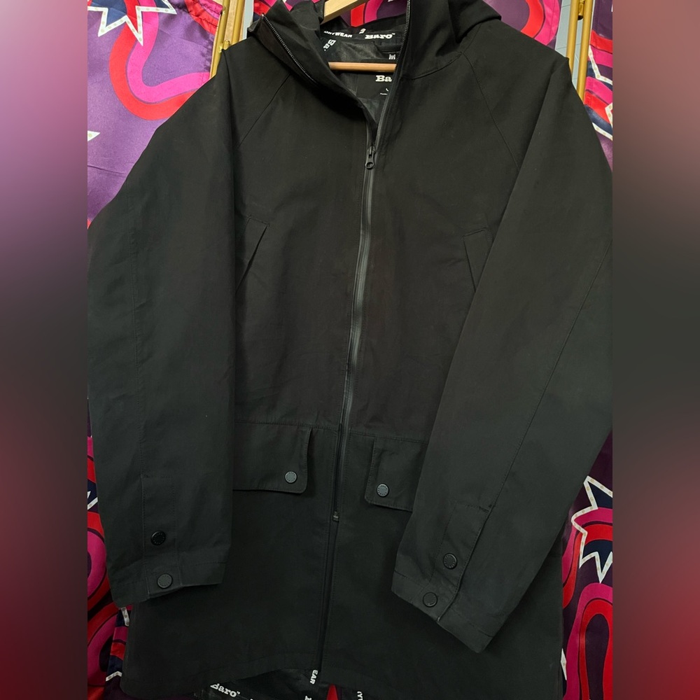 Baro Brockton Jacket Drywear Military Fishtail Black Coat Waterproof Technical - Picture 11 of 16